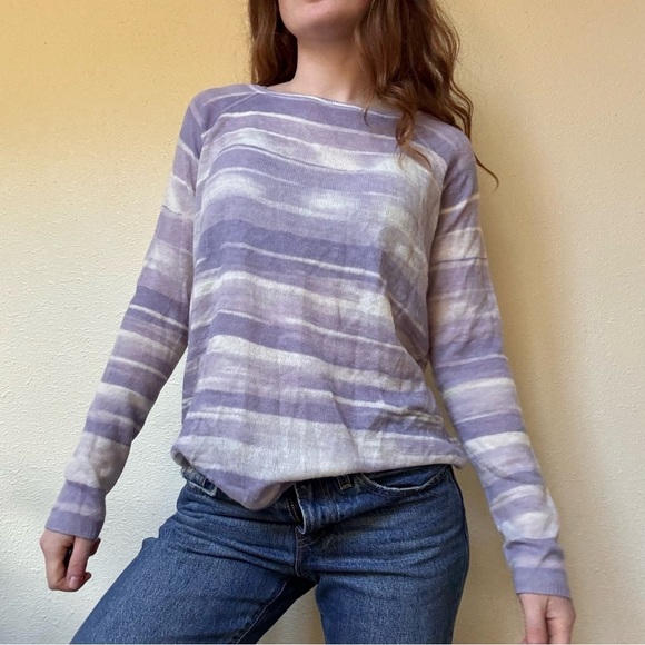 Vince Women's purple cashmere and wool Sweater - Picture 6 of 11